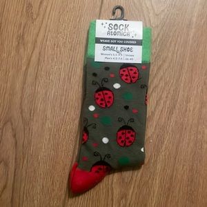 NWT Sock Atomica Lady Bug Socks